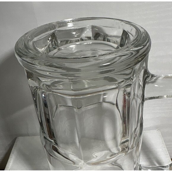 Glass Beer Mug 8" Tall Heavy-Duty Clear Handle Durable Classic Design 33oz - Picture 6 of 9